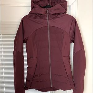 Lululemon “ Down for it all “ jacket Sz 8